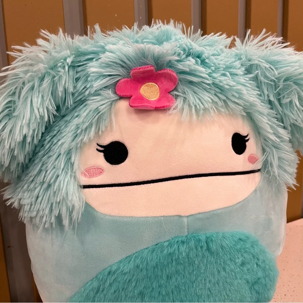 Squishmallow Joelle 12 Inch Blue Bigfoot Yeti! - Picture 2 of 8